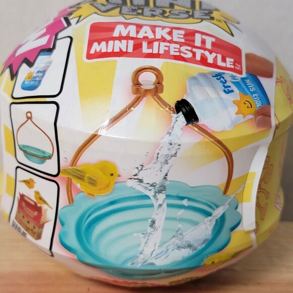 Mini Verse Home Series 1: Bird Bath - NEW / SEALED - Picture 3 of 5